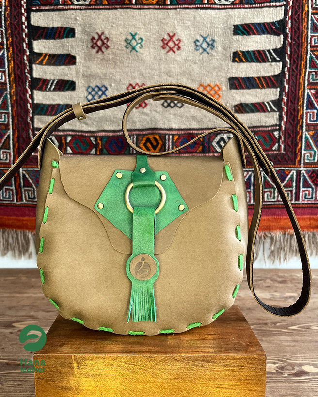 کیف دوشی چرمی زنانه/ حنا