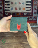 کیف پول چرمی دست دوز مدل جغد